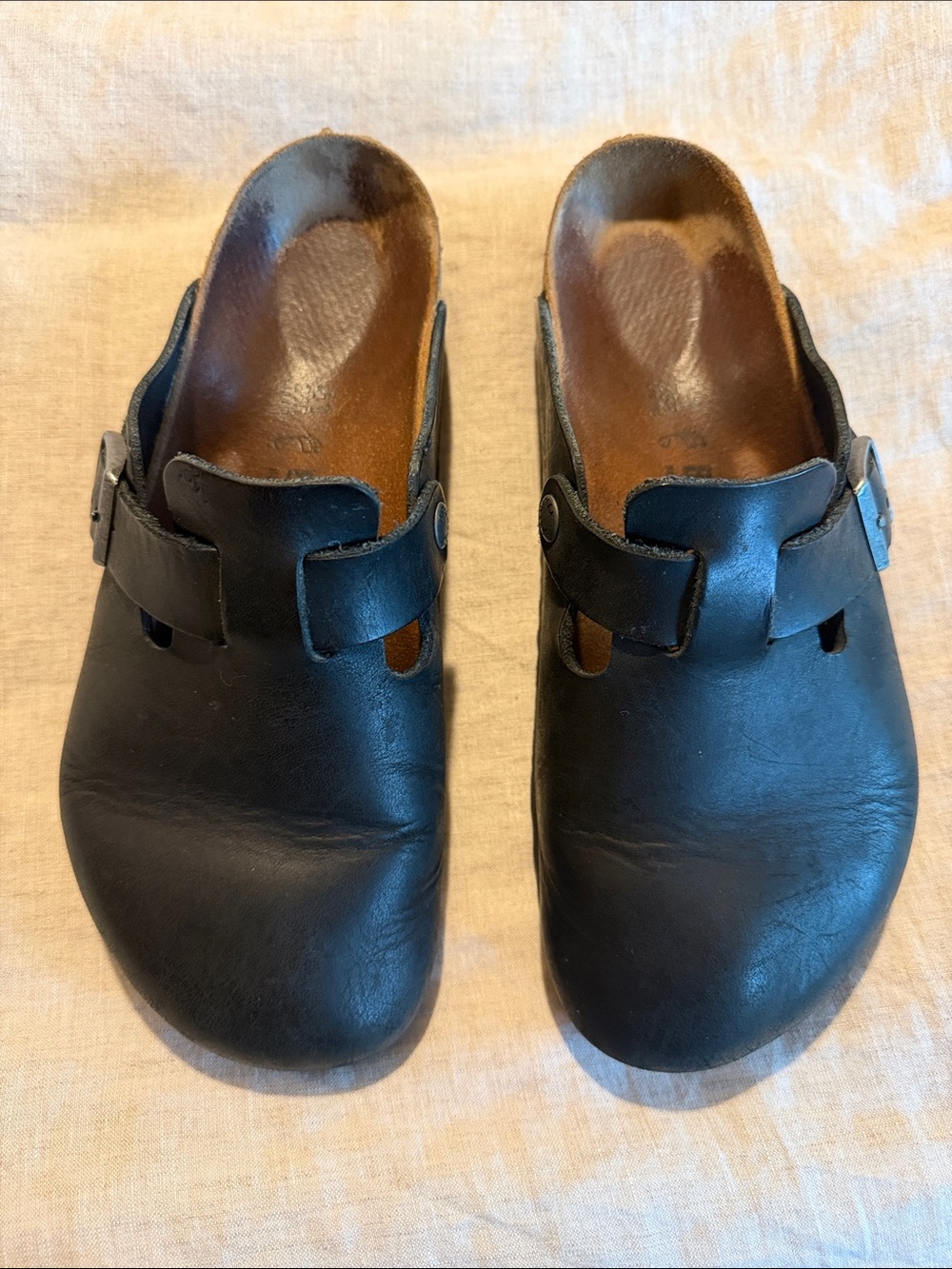 Birkenstock Boston Black leather Size 41